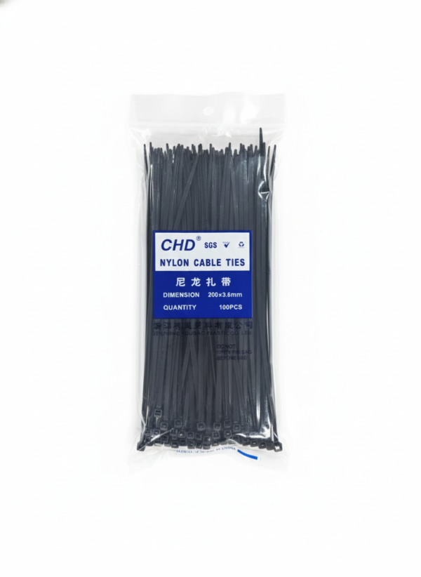 Cable Tie 200*3.6mm Black
