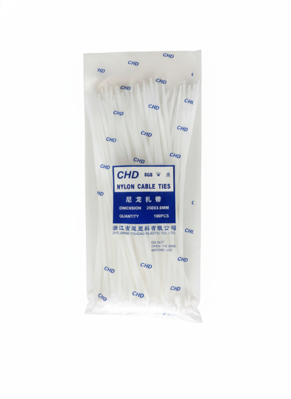Cable Tie 250*3.6mm White