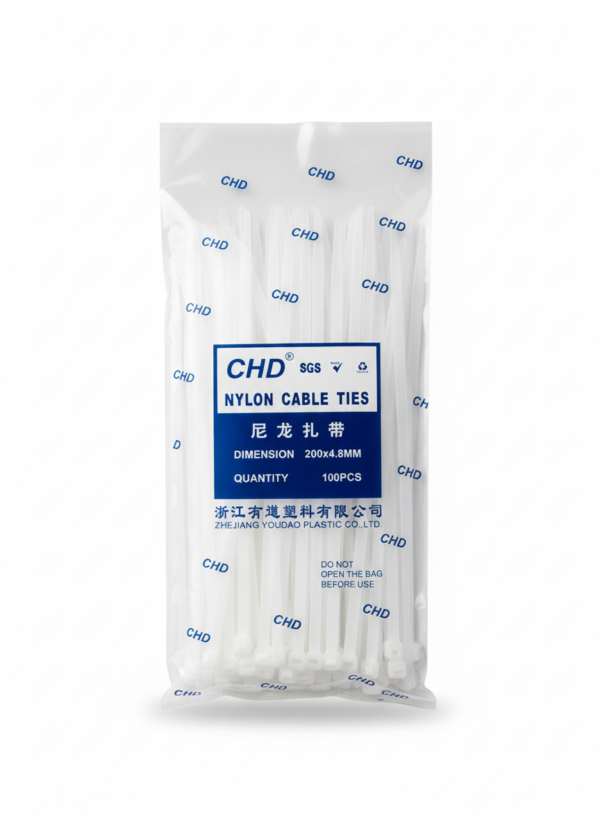 Cable Tie 200*4.8mm White
