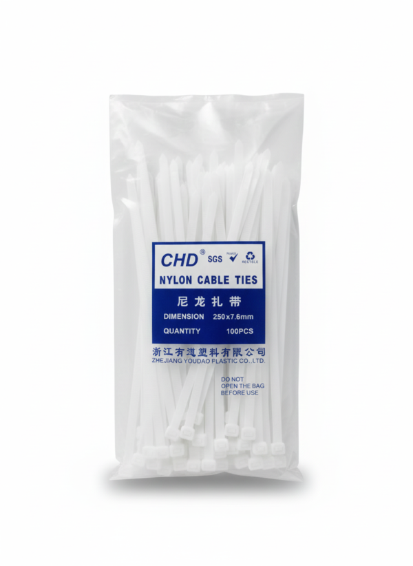 Cable Tie 250*7.6mm White