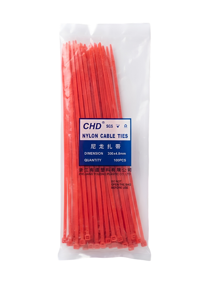 Cable Tie 300 * 4.8 mm Red